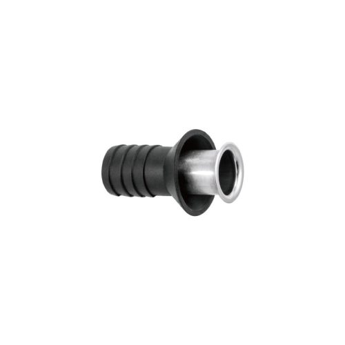 Odtoková trubka inox s pryžovou přípojkou 10 mm EVA