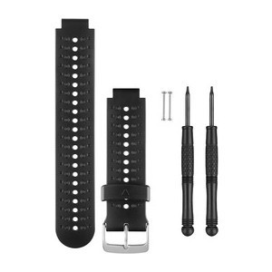 Óraszíj Garmin Forerunner 235 Fekete /Szürke, Black and Gray Silicone Band Okosórához
