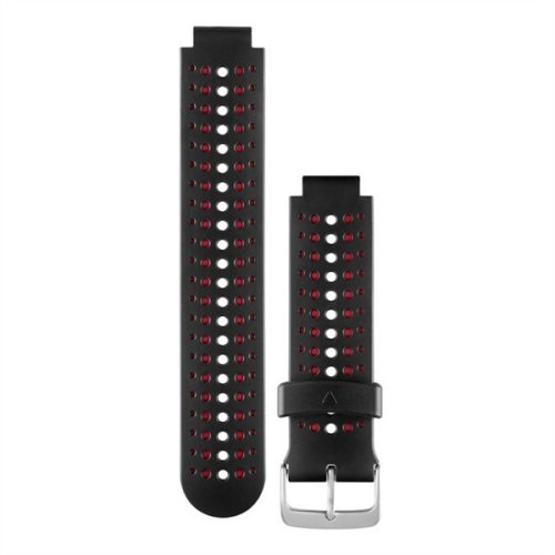 Óraszíj Garmin Forerunner 235 Fekete /Piros, Marsala Silicone Band Okosórához