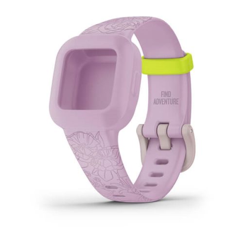Óraszíj Garmin vivofit JR3 Lila virág Okosórához