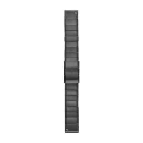 Óraszíj Garmin 22 mm titánium DLC titánium, szénfekete (QuickFit ) Fenix 5 Plus Okosórához
