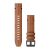 Óraszíj Garmin 22 mm gesztenye bőr, fekete csat (QuickFit) Fenix 6 Okosórához