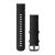 Óraszíj Garmin 22 mm fekete bőr, szürke csat (Quick Release) Vívoactive 4 130-200 mm Okosórához