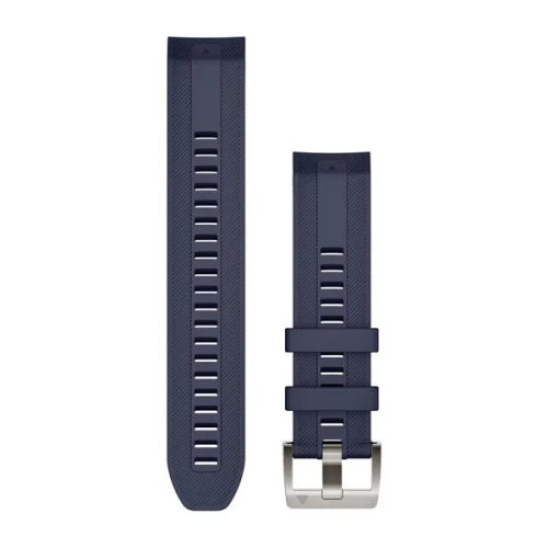 Óraszíj Garmin 22 mm navy szilikon (QuickFit), MARQ (Gen 2) Okosórához