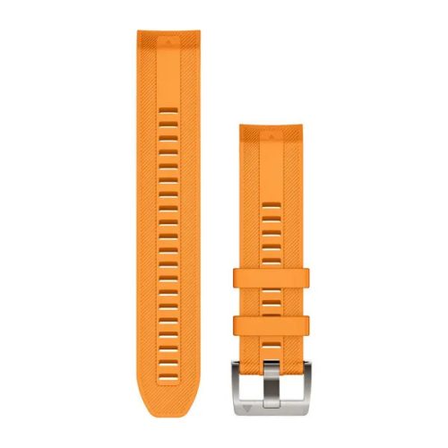 Óraszíj Garmin 22 mm narancssárga szilikon (QuickFit), MARQ (Gen 2) Okosórához