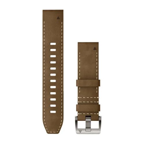 Óraszíj Garmin 22 mm bőr/FKM hibrid, tundra/fekete (QuickFit), MARQ (Gen 2) Okosórához