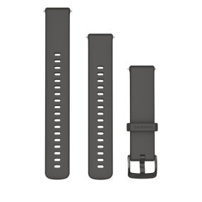   Óraszíj Garmin 18 mm szürke szilikon (Quick Release) Venu 3 Okosórához