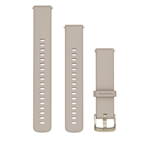 Óraszíj Garmin 18 mm francia szürke szilikon (Quick Release) Venu 3S Okosórához