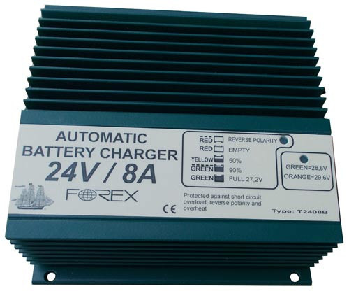 Nabíječka baterií 24V - 8A automatická FRX