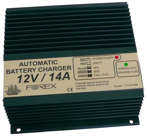 Nabíječka baterií 12V -14A automatická FRX