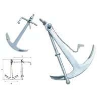 Kotva se dvěma háky Admiralty 30 kg