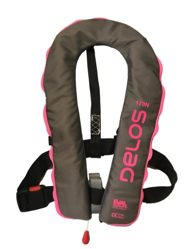 Záchranná vesta Delos růžová automatická EVA