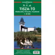 Kniha, turistická mapa jezera Tisza