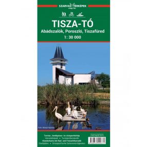 Kniha, turistická mapa jezera Tisza