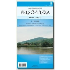 Kniha, mapa Horní Tisza Zsurk-Tokaj