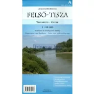 Kniha, mapa Horní Tisa Tiszabecs-Zsurk