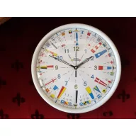 Nástěnná vlajka s kódem hodin 31,5 cm