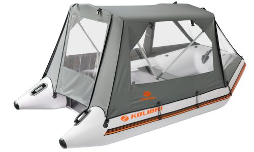 Kolibří stan pro nafukovací člun KM-330, КМ-330D tmavě šedý