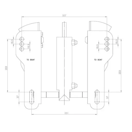 Hydraulický zvedák motoru STRONGER HL 2000 STR