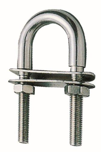 Tažné oko 8X90 mm ve tvaru U z nerezové oceli