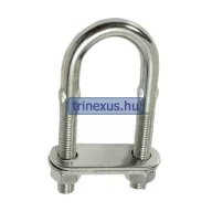 Tažné oko 12X140mm ve tvaru U z nerezové oceli