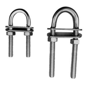 Vonószem 63 x 36 mm U alakú rozsdamentes Deluxe EVA