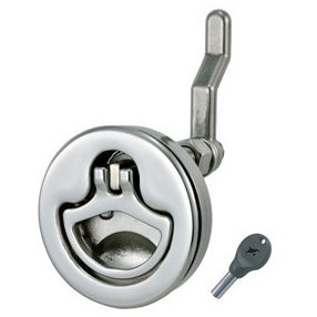 Zár rozsdamentes acél Deluxe kulccsal EVA