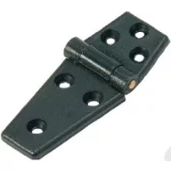 Závěs plastový plochý černý 98x40 mm