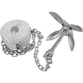 Kotva se čtyřmi řetězy, lanem 6 kg