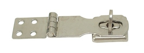Visací zámek s oboustranným očkem, nerezová ocel 100 x 25 mm,