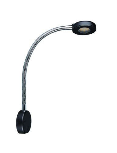 LED olvasólámpa USB töltőaljzattal fekete EVA