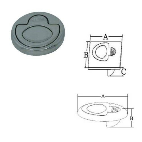 Fedélnyitó retesz inox EVA