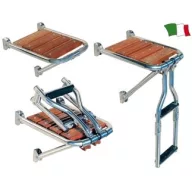 Lodní žebřík s edelsthal teak výstup 2 kroky