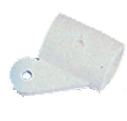 Konec trubky Bimini jednoduchý 20 mm plastový bílý