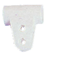 Samouzavírací konec trubky Bimini 20 mm plastový bílý