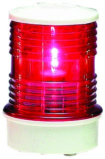 Světlo červené 360°90x360mm v černém pouzdře