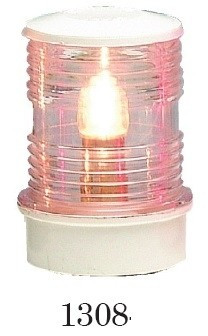 Světlo bílé 360° 90 x 63 mm v černém pouzdře