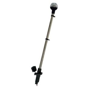 Kulatá bílá podrážka o délce 54 cm s odnímatelnou