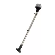 Kulatá bílá podrážka o délce 62 cm s černou