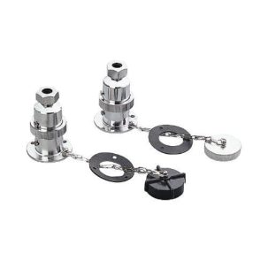 Elektromos csatlakozó 2 pólusú vízálló fém 3 A EVA