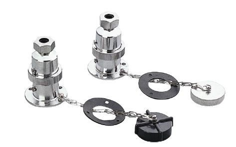 Elektromos csatlakozó 2 pólusú vízálló fém 5 A EVA