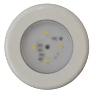   Stropní svítidlo do kabiny se 4 LED diodami z kovu a bílého plastu
