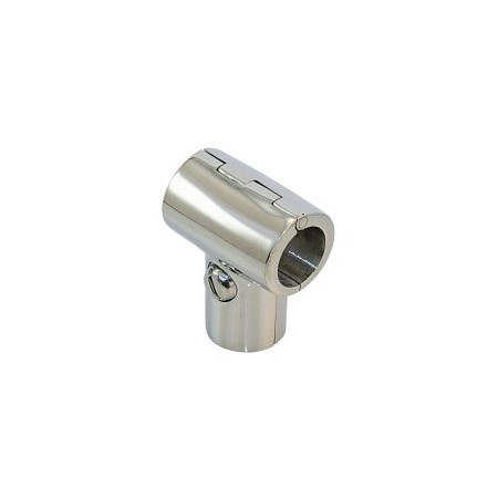 Otevírací T-kus bariérového konektoru 90 stupňů 22 mm nerezová ocel