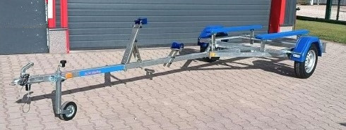 Přívěsný vozík na přepravu lodí Alfa Neo bez brzd valník max. 5,1m, 410kg