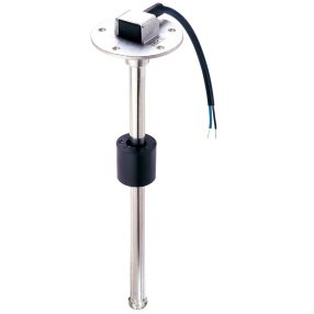 Závislost na palivu a hladině vody ve vysílači. 65 cm