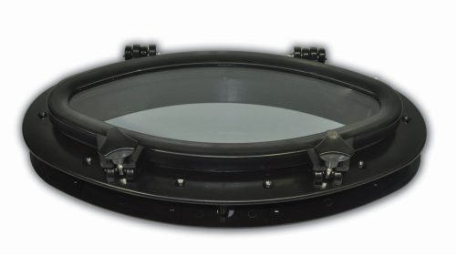 Ablak beépíthető műag fekete 315 mm EVA