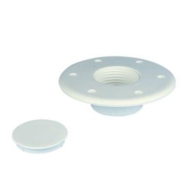 Podstavec pro montáž na stůl z bílého plastu 10 mm