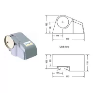 Elektrický horizontální kotevní naviják 300 W