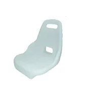 Sedadlo bez podstavce, bílý plast