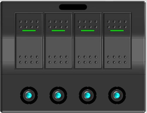 Rozváděčová skříň Elektron 4 single EVA